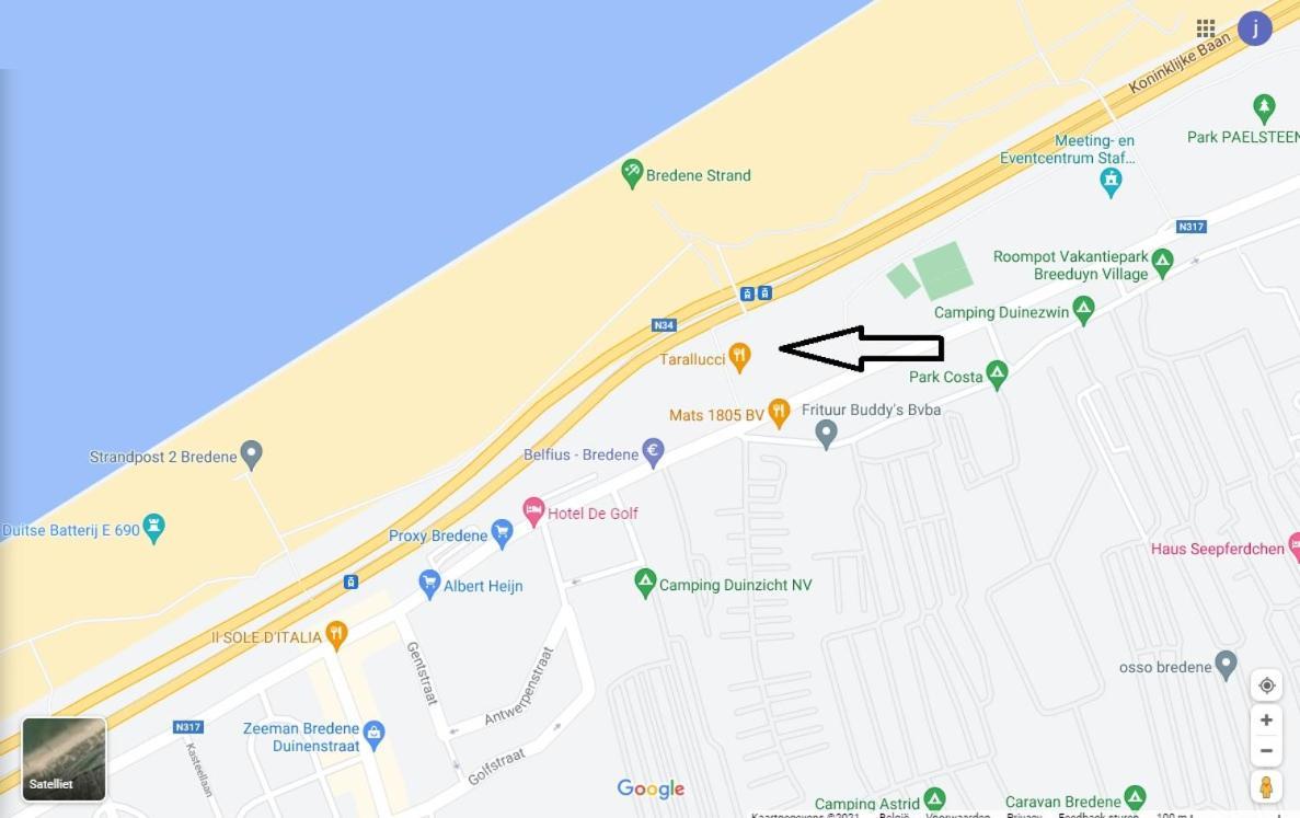 Apartament Studio Astrid At 100 Meter From Sea With Parking Place Bredene Zewnętrze zdjęcie